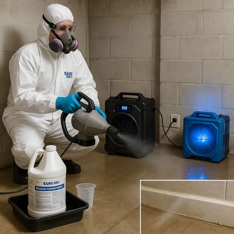 Sanitization and Odor Removal process in Marietta, OH